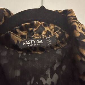 Lenore velvet burnout jump suit